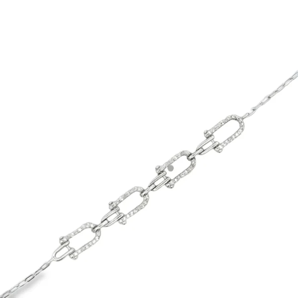 Diamond Link Chain Bracelet