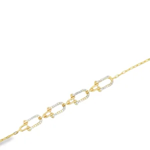 Diamond Link Chain Bracelet