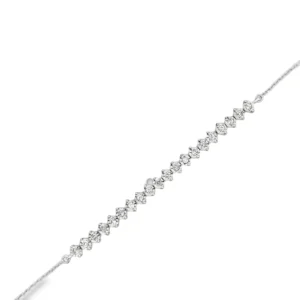 Diamond Station Chain Bracelet