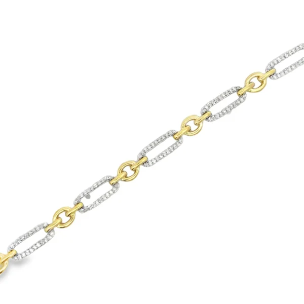 Diamond Link Chain Bracelet