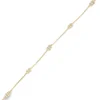 Baguette Diamond Station Bracelet