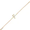 Diamond Initial F Bracelet