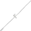 Initial Diamond Chain Bracelet