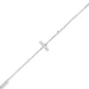 Diamond Cross Chain Bracelet