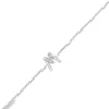 Initial M Diamond Bracelet