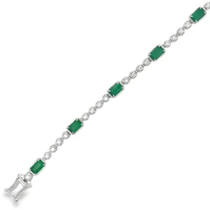 Emerald and Diamond Bracelet