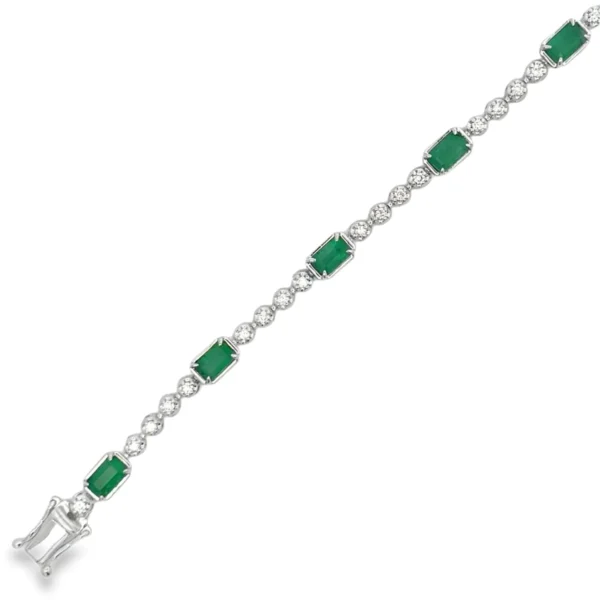 Emerald and Diamond Bracelet