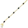 Pear Sapphire Diamond Bracelet
