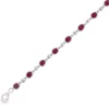 Oval Gemstone Station Bracelet