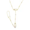 Diamond Link Hand Bracelet