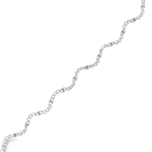 Wavy Diamond Chain Bracelet
