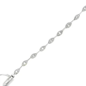 Marquise Frame Diamond Bracelet