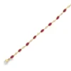 Marquise Gemstone Station Bracelet