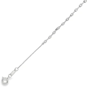 Diamond Station Chain Bracelet