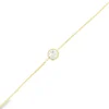 Bezel Diamond Chain Bracelet