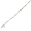 Diamond Two Tone Tennis Bracelet