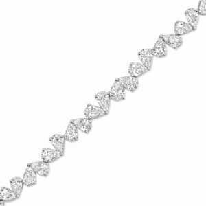 Pear Diamond Tennis Bracelet