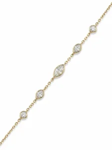 Marquise Diamond Station Bracelet