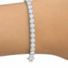 Round Diamond Tennis Bracelet