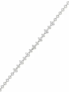 Floral Diamond Cluster Bracelet