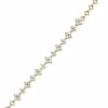 Floral Diamond Cluster Bracelet