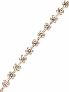 Floral Diamond Cluster Bracelet