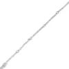 Pear Diamond Station Bracelet