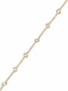 Baguette Diamond Station Bracelet