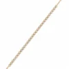 Bezel Diamond Chain Bracelet