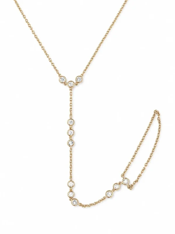 Diamond Hand Chain Bracelet