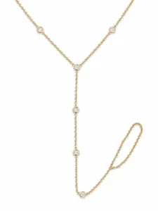 Bezel Diamond Hand Chain