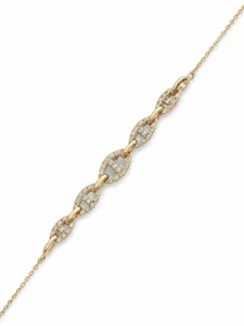 Diamond Chain Link Bracelet