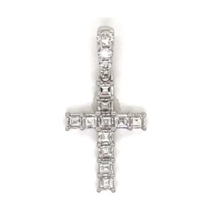 Diamond Cross Pendant Necklace