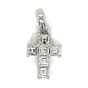 Diamond Cross Pendant Necklace