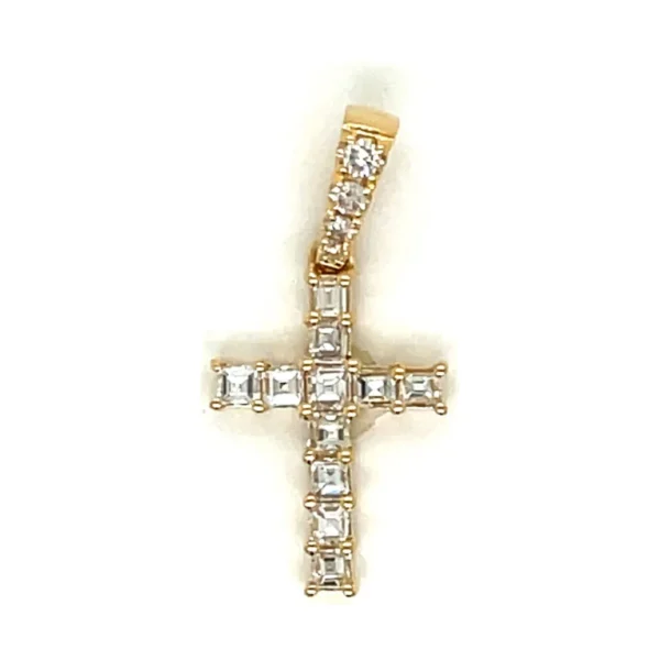 Diamond Cross Pendant Necklace