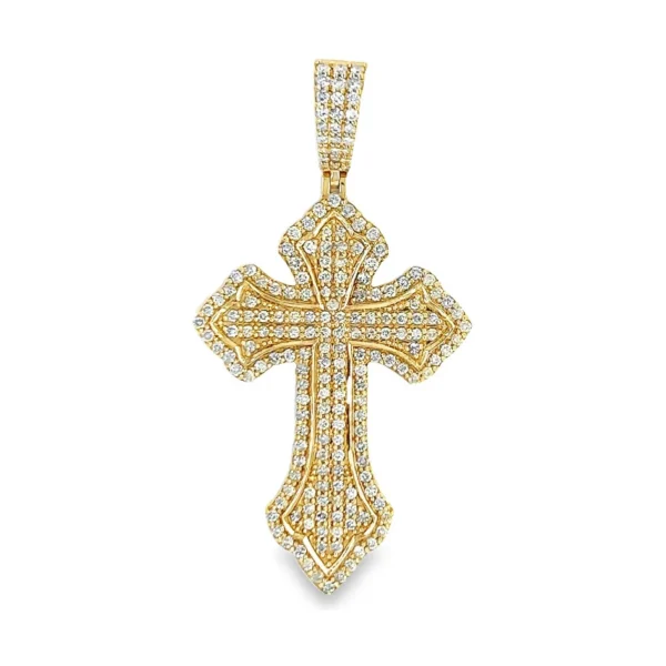 Diamond Cross Pendant Necklace