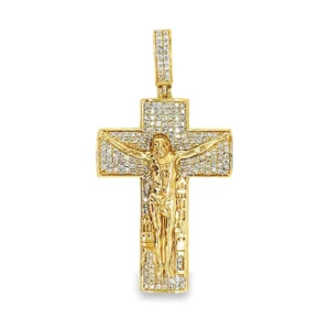 Diamond Crucifix Cross Pendant