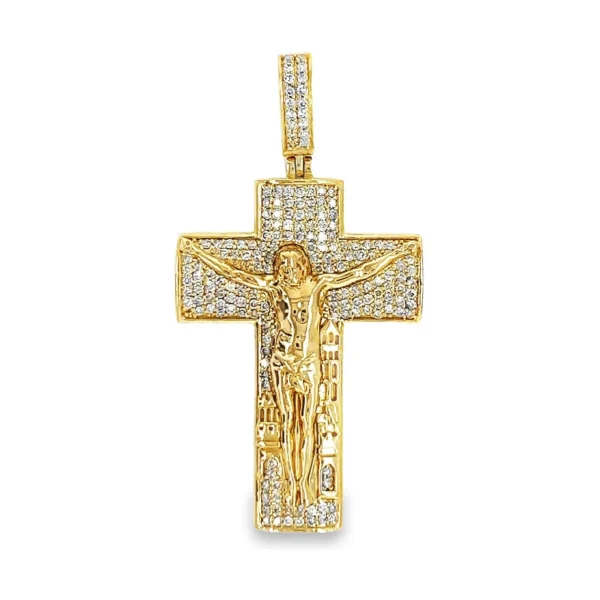 Diamond Crucifix Cross Pendant