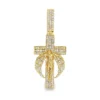 Diamond Angel Cross Pendant