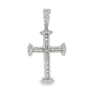 Diamond Cross Pendant Necklace