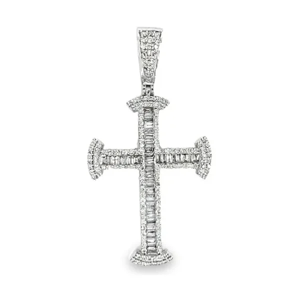 Diamond Cross Pendant Necklace