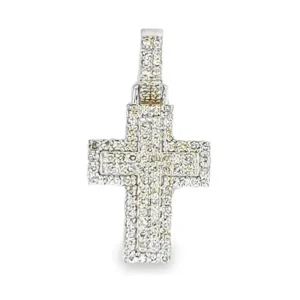 Diamond Cross Pendant Necklace