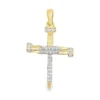 Nail Cross Diamond Pendant
