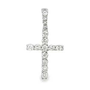 Diamond Cross Pendant Necklace