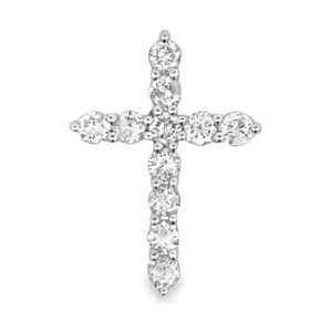 Diamond Cross Pendant Necklace