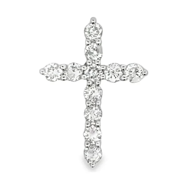 Diamond Cross Pendant Necklace