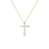 Diamond Cross Pendant Necklace