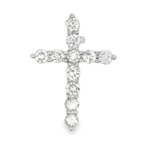 Diamond Cross Pendant Necklace
