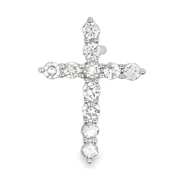 Diamond Cross Pendant Necklace