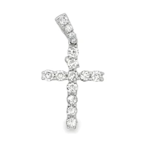 Diamond Cross Pendant Necklace